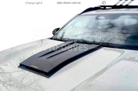 Накладка на капот Renault Duster 2025-... - тип: абс пластик фото 9