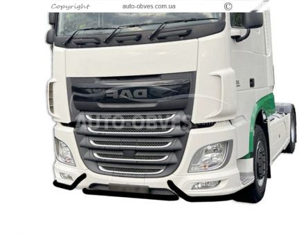 DAF XF euro 6 bumper protection - color: black - additional service: diode installation -> 3-5 working days фото 0