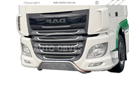 Захист переднього бампера DAF XF euro 6 нижній v2 - дод послуга: встановлення діодів фото 0
