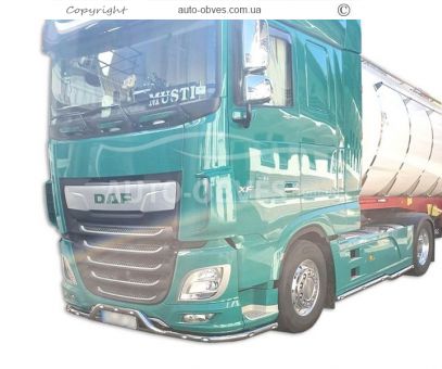 Защита бокового пластика DAF XF euro 6 - к услугам: установка диодов фото 5