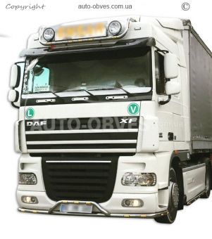 Front bumper protection DAF XF euro 3 - additional service: installation of diodes v2 фото 4