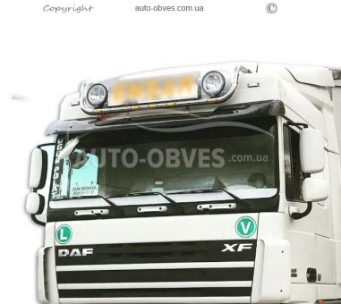 Roof headlight holder DAF XF euro 3 service: installation of diodes фото 4