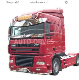 Front bumper protection DAF XF euro 3 - additional service: installation of diodes v2 фото 7