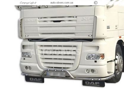 Front bumper protection DAF XF euro 3 - additional service: installation of diodes v2 фото 0