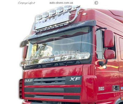 Protective lining on the windshield balcony for DAF XF 1 pc - v2 фото 10