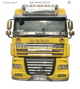 Front bumper protection DAF XF euro 3 - additional service: installation of diodes v2 фото 2