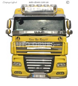 Protective lining on the windshield balcony for DAF XF 1 pc - v2 фото 5