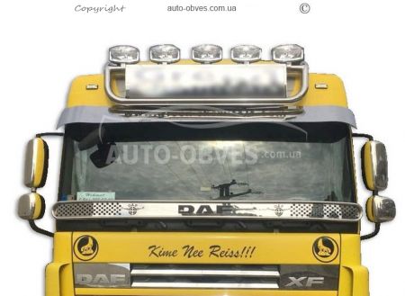 Protective lining on the windshield balcony for DAF XF 1 pc - v2 фото 3