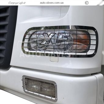 Накладки на фари, протитуманки DAF XF - тип: сітки фото 10