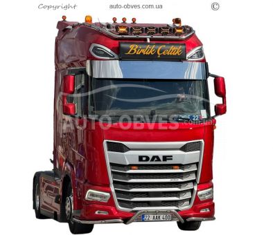 Front bumper protection DAF XG - additional service: installation of diodes photo 2