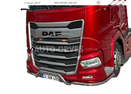 Front bumper protection DAF XG - additional service: installation of diodes photo 1