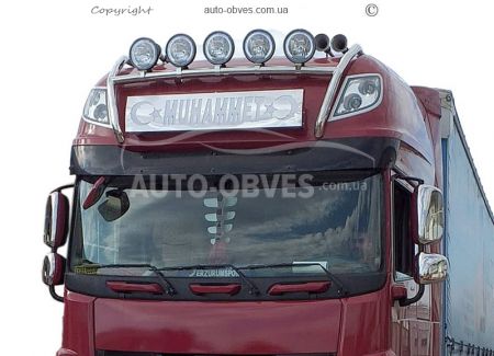 Держатель для фар на крышу DAF - услуга: установка диодов фото 8