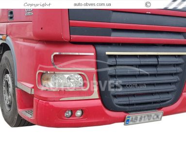 Headlight bezel kit DAF XF euro 5 - 2 pcs фото 1