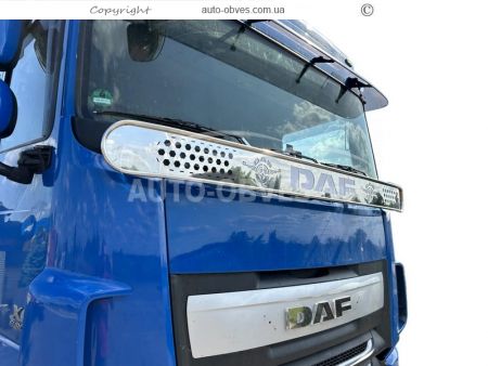 Protective lining on the windshield balcony for DAF XF euro 6 - 1 pc фото 12