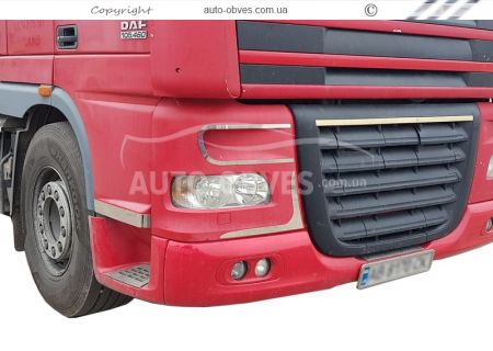 Scarves at the grille DAF XF euro 3 - 2 pcs фото 1