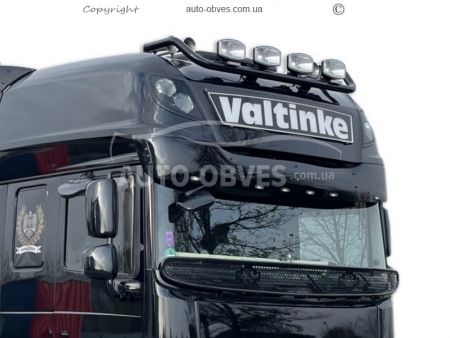 Trimach for headlights on DAF XF euro 5-6 super space cap color: black photo 1