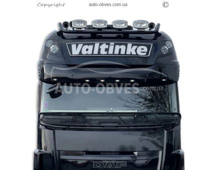 Trimach for headlights on DAF XF euro 5-6 super space cap color: black photo 3