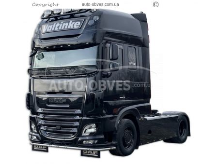 Trimach for headlights on DAF XF euro 5-6 super space cap color: black photo 2