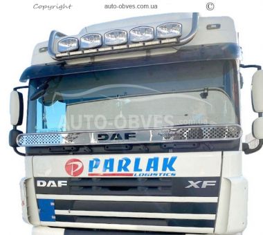 Protective lining on the windshield balcony for DAF XF 1 pc - v2 фото 11