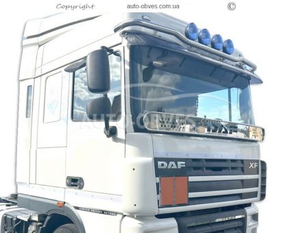 Protective lining on the windshield balcony for DAF XF 1 pc - v2 фото 12