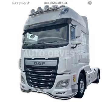 Front bumper protection DAF XF, CF euro 6 - additional service: installation of diodes фото 2