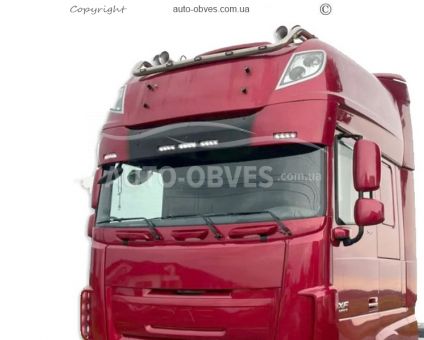 Holder for headlights on the roof DAF XF euro 6 super space cap, service: installation of diodes, on order 5 days фото 5
