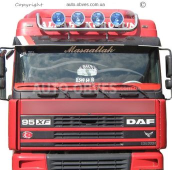 Roof headlight holder DAF XF euro 3 service: installation of diodes фото 1