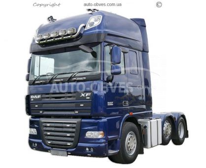 Roof headlight holder DAF XF service: installation of diodes фото 8