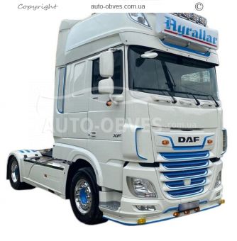 Накладки на боковые спойлеры на верхнюю часть DAF XF фото 3