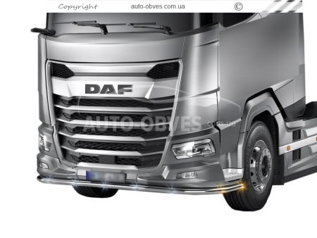 Front bumper protection DAF XF, XG, XG+ - additional service: installation of diodes фото 0