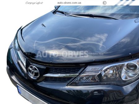 Дефлектор капоту Toyota Rav 4 2013-2019 фото 0