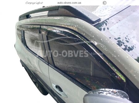 Вітровики Renault Duster 2025-... - type: 4 шт з хромом фото 4