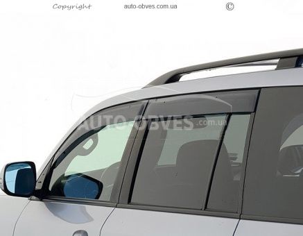 Дефлектори бічних вікон Lexus LX 570 - тип: широкі фото 0