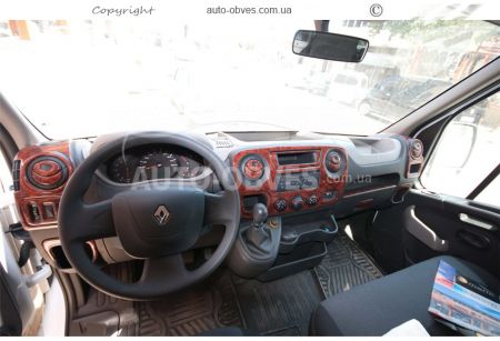 Декор на панель Nissan NV400, Renault Master, Opel Movano з 29 елементів - тип: наклейки фото 4