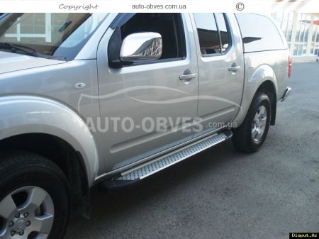 Running boards Nissan Navara 2005-2014 - Style: BMW фото 3