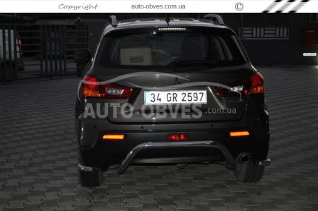 Защита заднего бампера Mitsubishi ASX - тип: П-образная фото 2