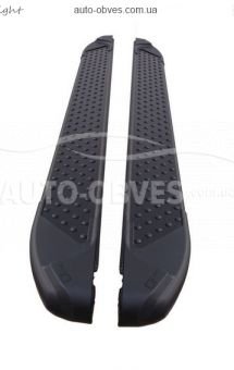 Toyota Rav4 Side Steps - Style: BMW, Color: Black фото 1