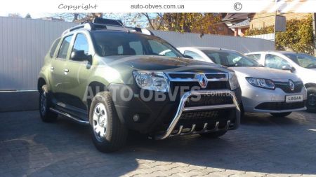 Front bar Renault Duster - type: standard фото 3