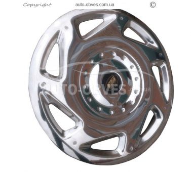 Caps 16" for Renault Trafic, stainless steel фото 3