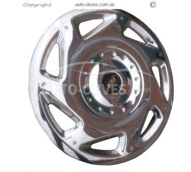 Caps 16" for Fiat Doblo 2010-2014, stainless steel фото 3