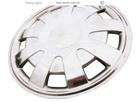 Caps 16" exclusive for Renault Trafic, stainless steel фото 2