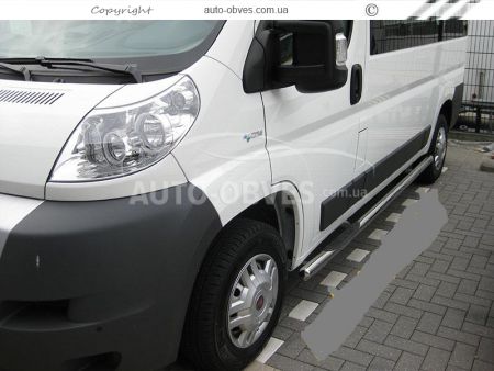 Side pipes Peugeot Boxer 2006-2014 L1\L2\L3 base фото 4