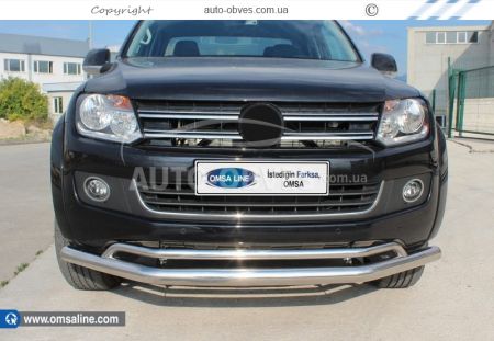 Front bumper protection Volkswagen Amarok 2011-2015 фото 2