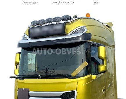 Roof headlight holder for DAF XF, XG, XG+ - type: extended to spoiler - made to order фото 0