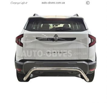 Захист заднього бампера Dacia Duster 2025-... - тип: П-подібна для повного приводу фото 1