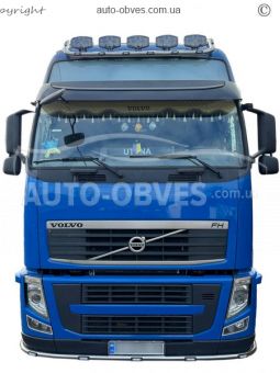 Защита переднего бампера Volvo FH euro 5 - доп услуга: установка диодов фото 10