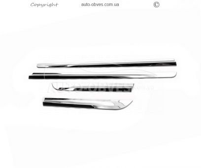 Covers for door moldings Subaru XV 2011-2017 - type: 4 pcs фото 0