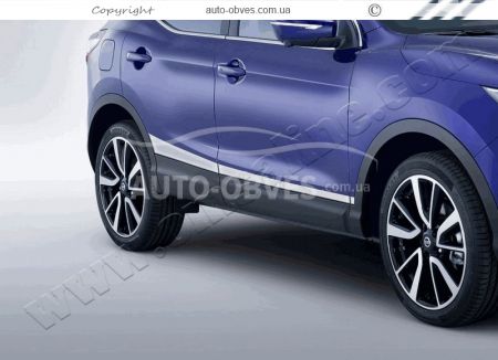 Door Molding Covers for Nissan Qashqai 2018-2021 фото 2