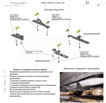 Jeep Cherokee Side Steps - Style: BMW, Color: Black фото 6