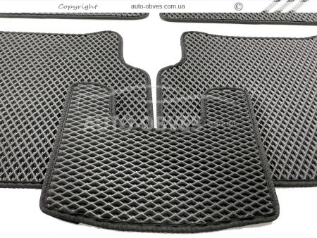 Floor mats Volkswagen Caddy 2004-2010 black 5 pcs - type: Eva фото 4